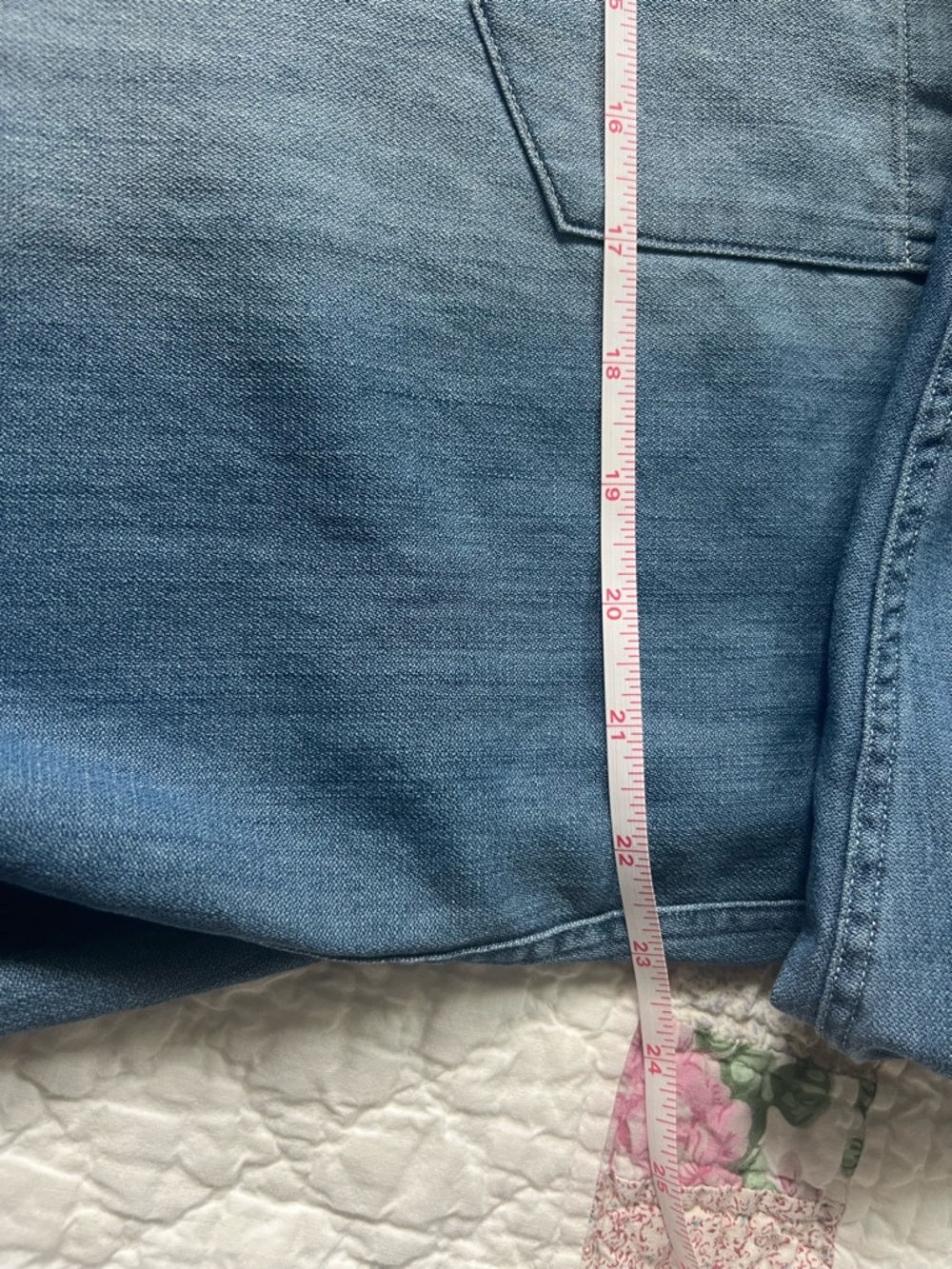 Frank & Eileen Light Blue Denim Shirt Dress - Picture 7 of 9